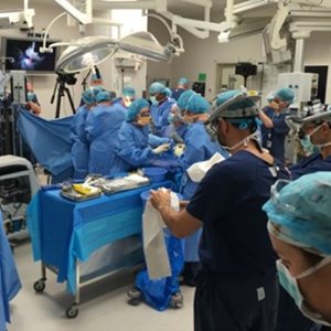 Australian first in-utero spinal surgery